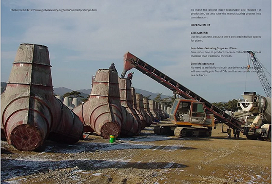 Ván khuôn trụ chắn sóng tetrapod